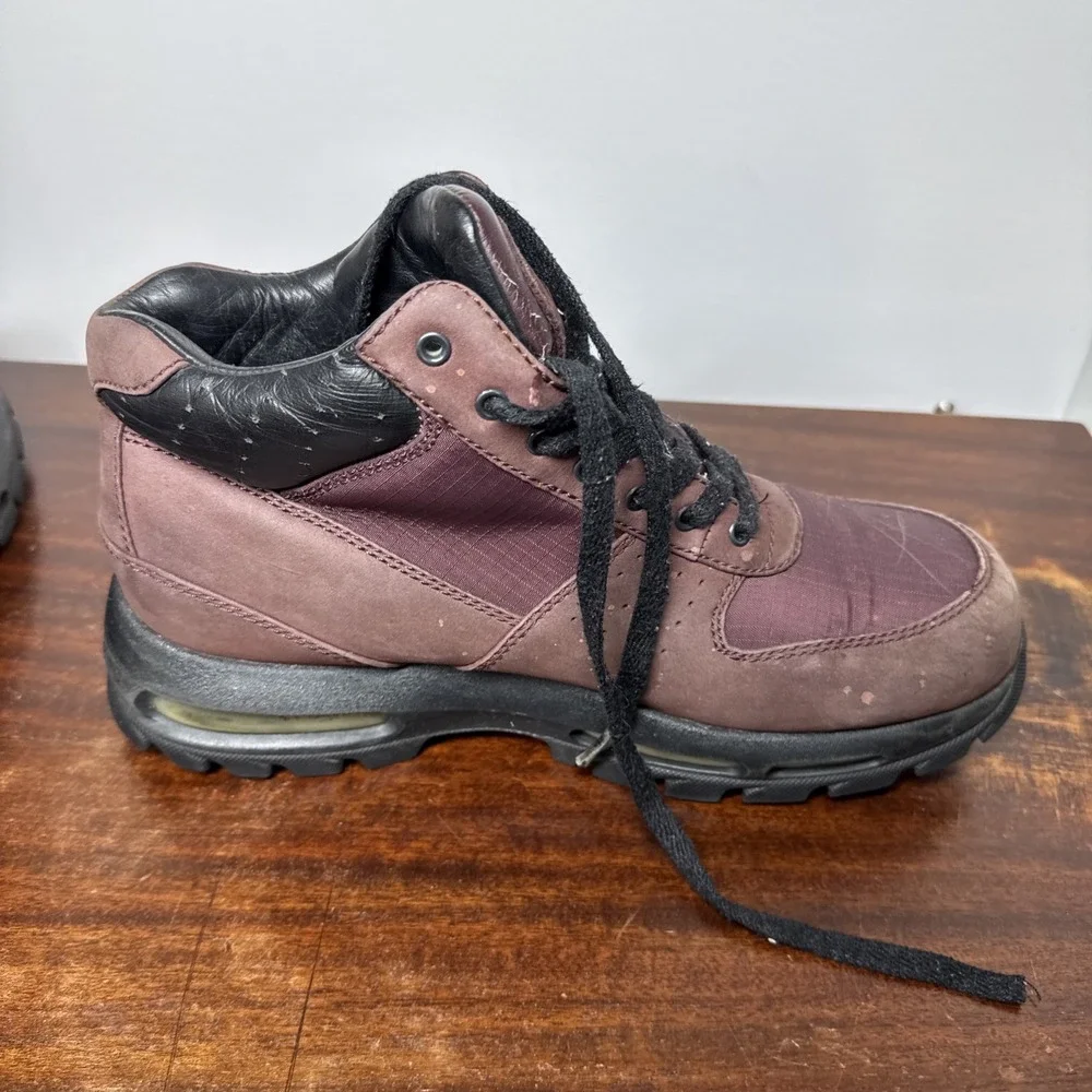 Nike ACG All-Trac Mens Hiking Boots Sz 9 Dark Maroon Outdoor Trail Camping